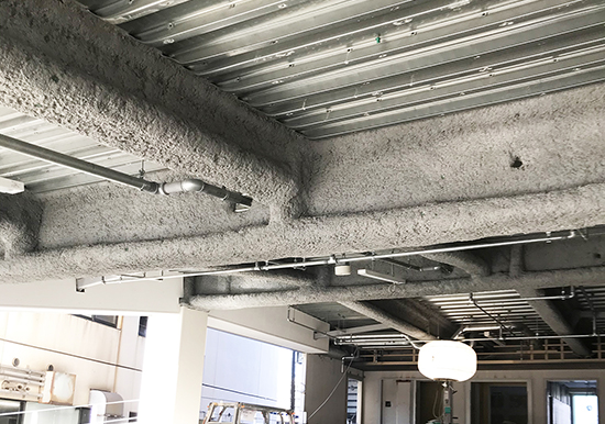 吹付ロックウール